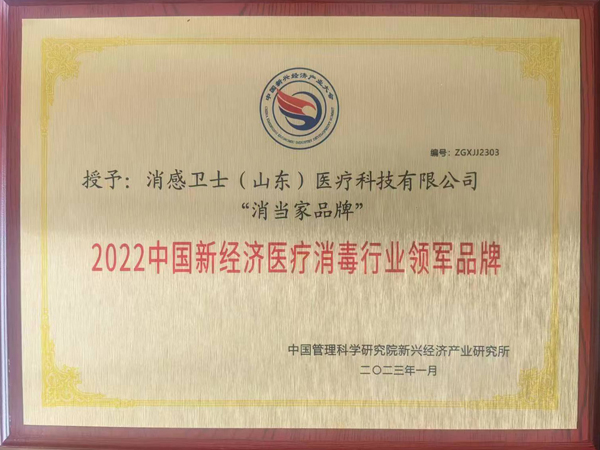 2022中国新经济医疗消毒行业领军品牌